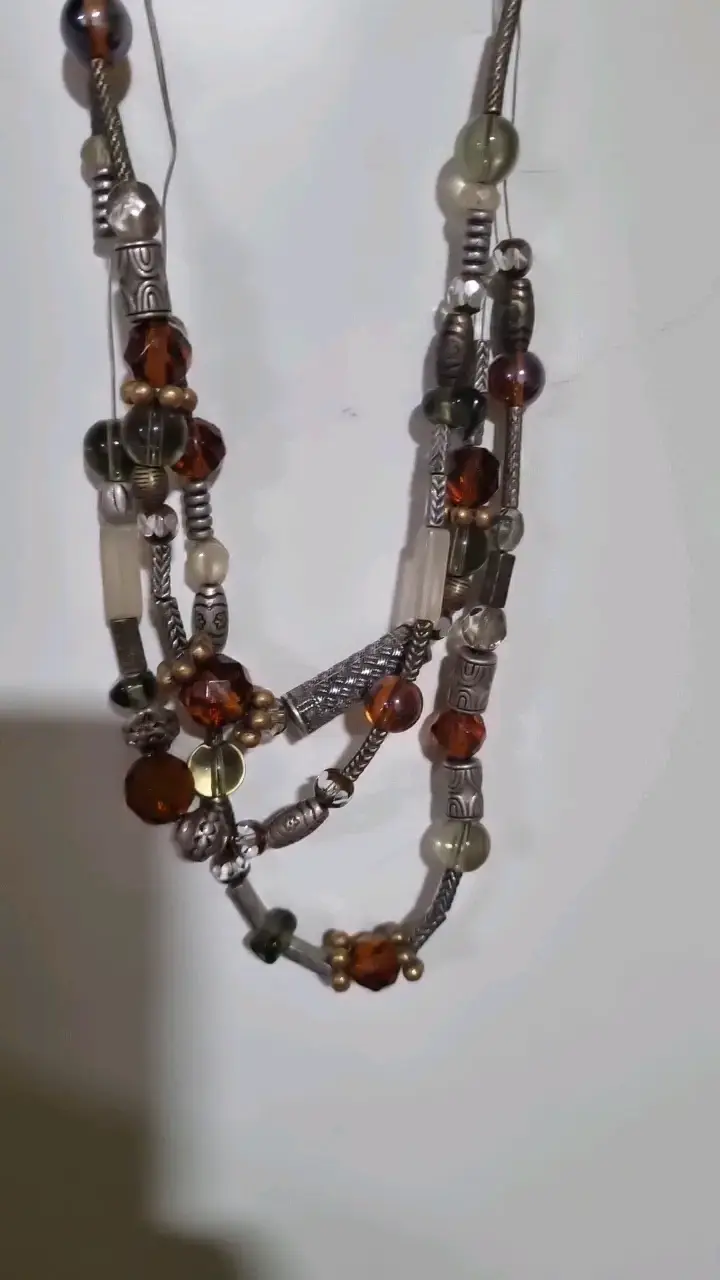Collar de cuentas multicolor estilo bohemio - 1