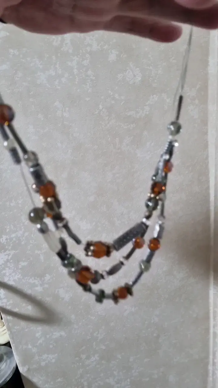 Collar de cuentas multicolor estilo bohemio - 3