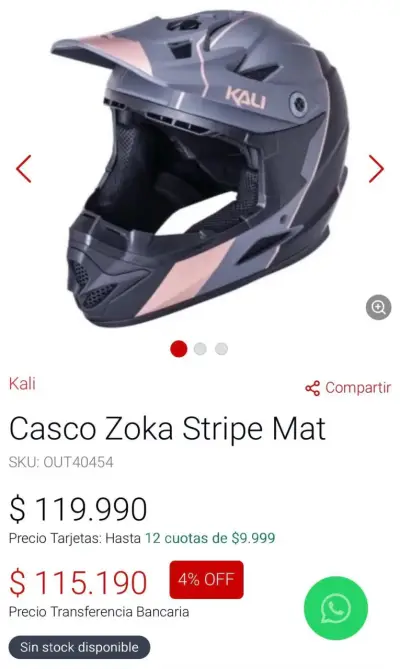 Casco de bicicleta KALI - miniatura 6