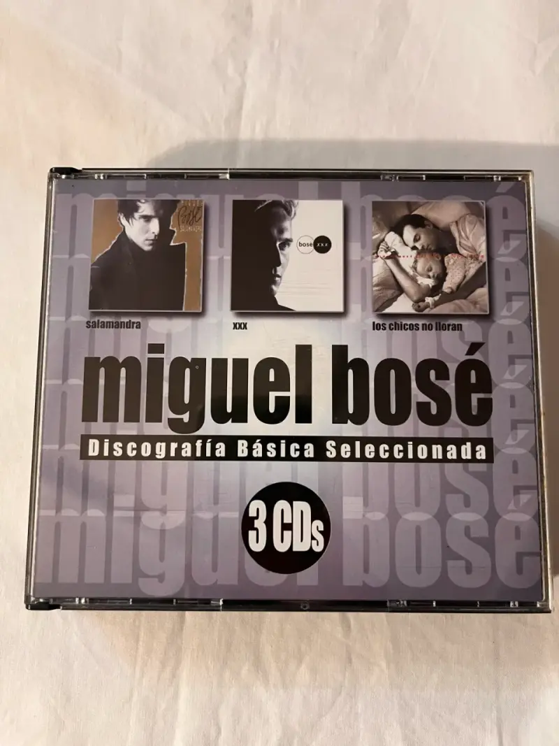 Colección de 3 CDs Miguel Bosé - Discografía Bás - 1