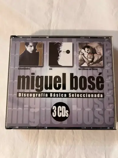 Colección de 3 CDs Miguel Bosé - Discografía Bás - miniatura 1