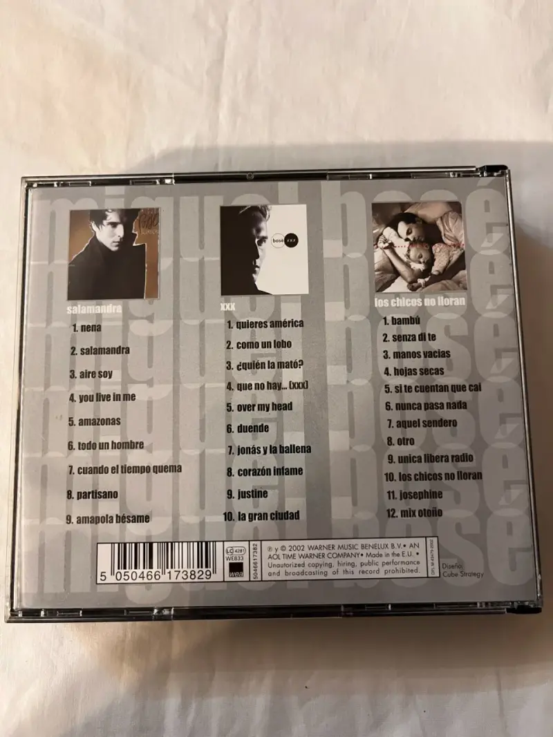 Colección de 3 CDs Miguel Bosé - Discografía Bás - 2