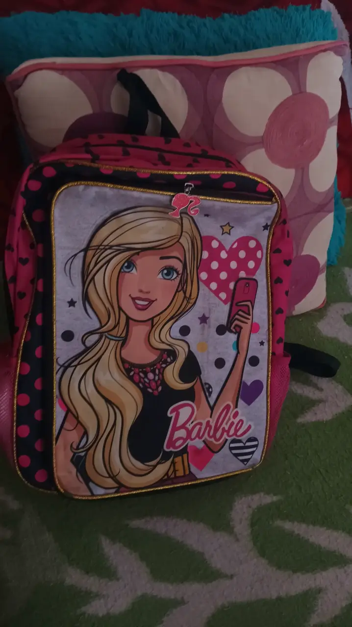 Mochila Barbie rosa - 1