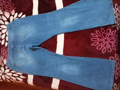 Jeans acampanados azules VipHoney talla XL - miniatura 2