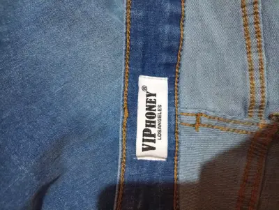 Jeans acampanados azules VipHoney talla XL - miniatura 3