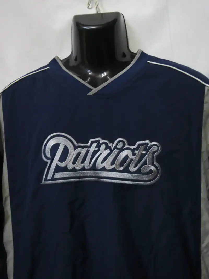 Cortaviento azul Patriots para hombre NFL Talla L - 2