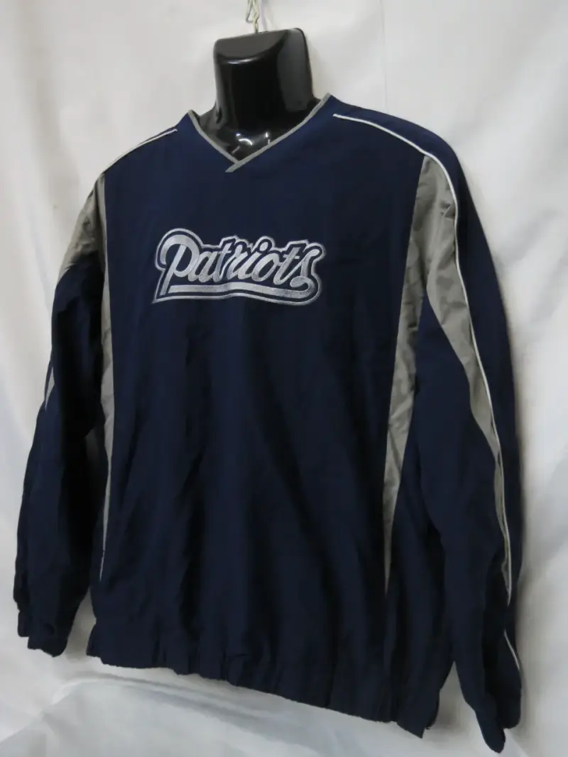 Cortaviento azul Patriots para hombre NFL Talla L - 3