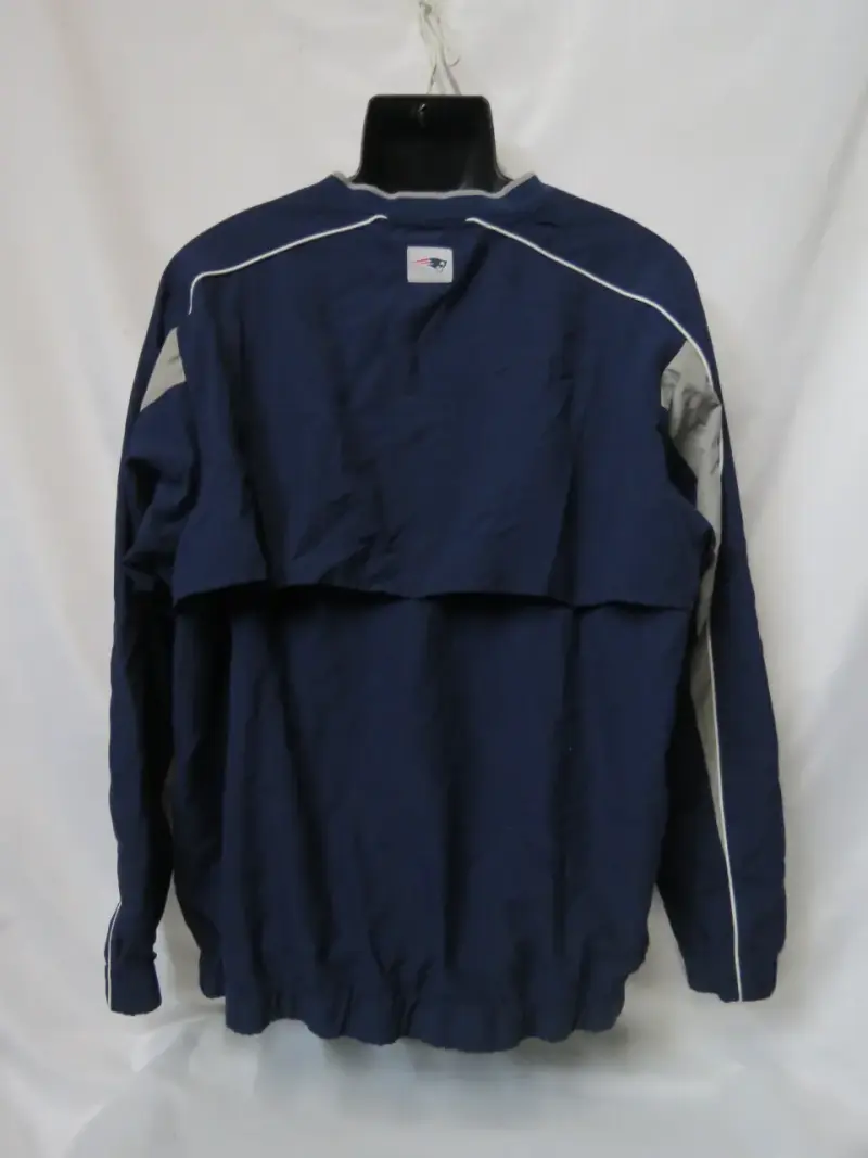Cortaviento azul Patriots para hombre NFL Talla L - 4