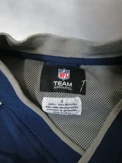 Cortaviento azul Patriots para hombre NFL Talla L - miniatura 6