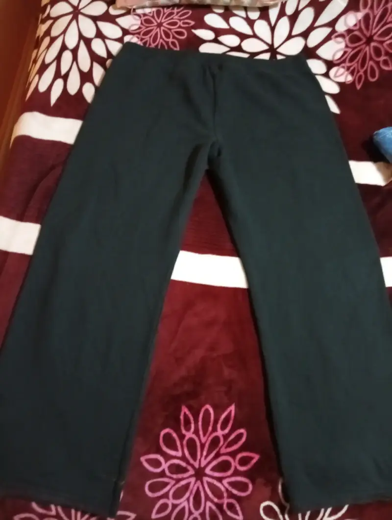 Pantalones negros de algodón para mujer - 2
