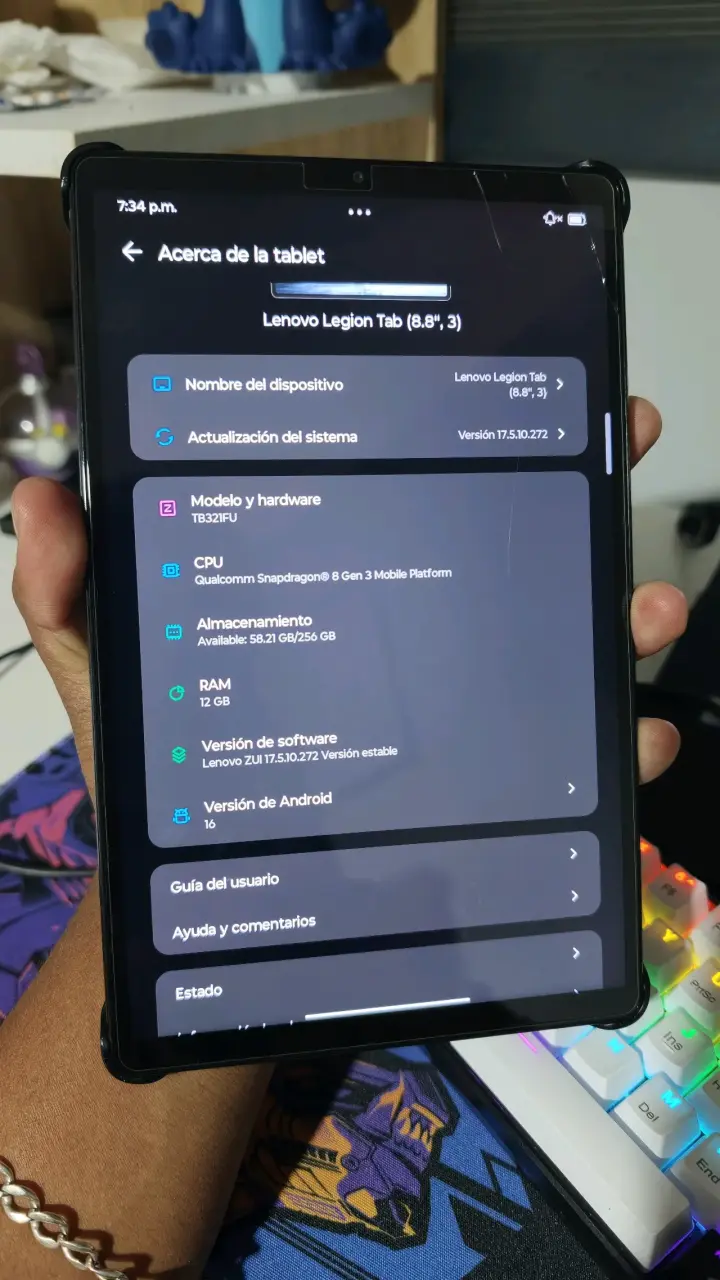 Tablet Lenovo Legion Tab 8.8 pulgadas - 3