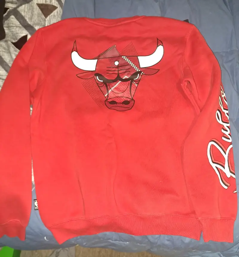 Polerón rojo Chicago Bulls NBA talla L - 2