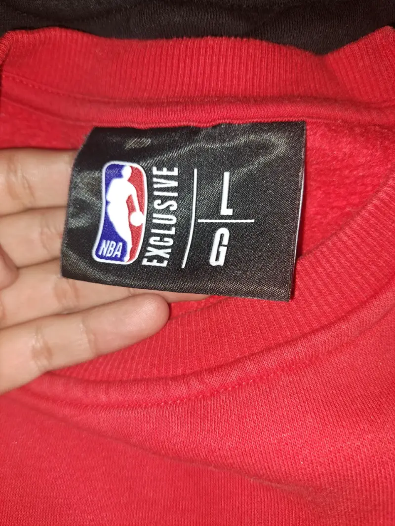 Polerón rojo Chicago Bulls NBA talla L - 3