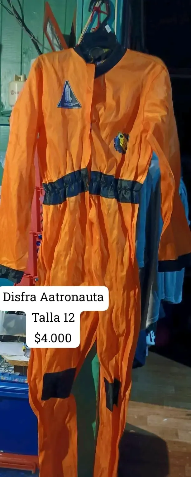 Disfraz de astronauta talla 12 para niños