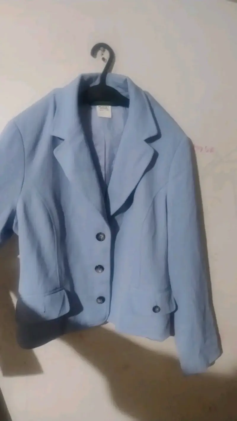 Blazer azul claro Hervé Benard para mujer - 1