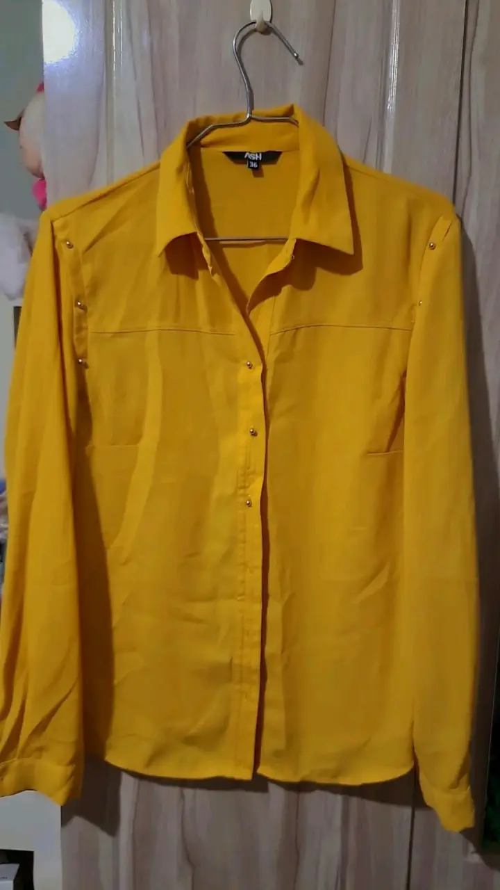 Blusa amarilla de mujer ASH talla 36 - 1