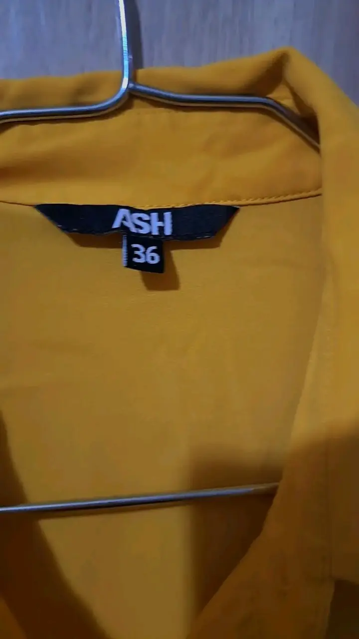 Blusa amarilla de mujer ASH talla 36 - 2