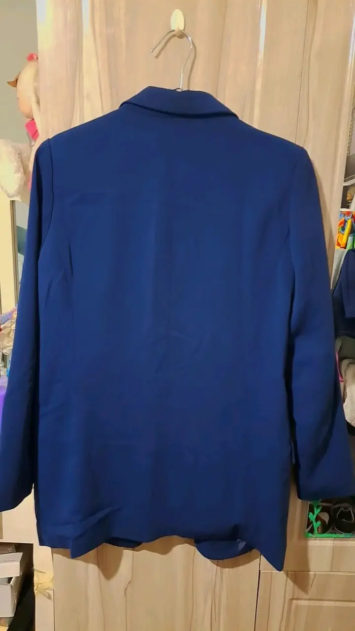 Conjunto de blazer y pantalón azul Alaniz - 2