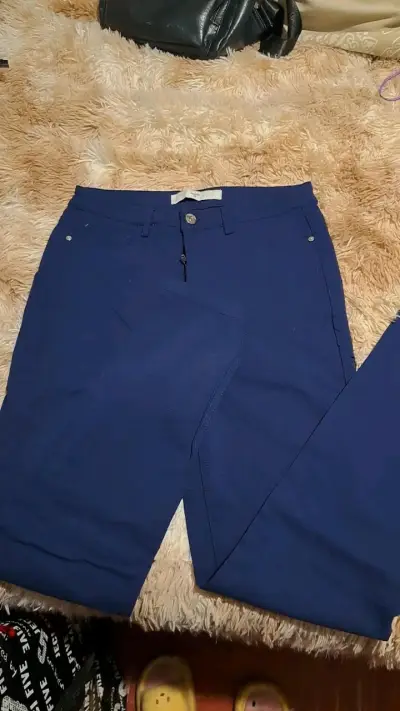 Conjunto de blazer y pantalón azul Alaniz - miniatura 3