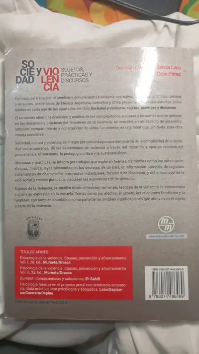 Libro Sociedad y Violencia de Manual Moderno - miniatura 2