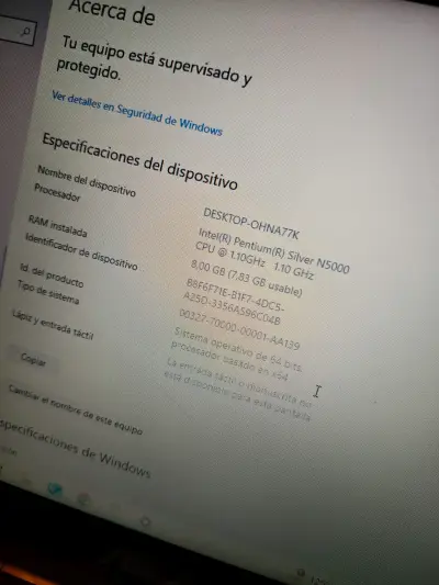 Notebook ASUS Intel Pentium 8GB RAM - miniatura 2