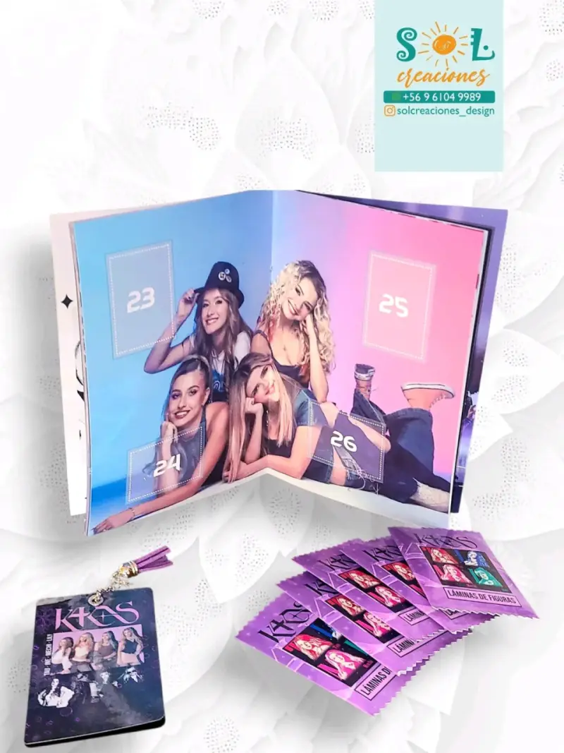 Álbum de Figuras K4OS con Laminas - 3