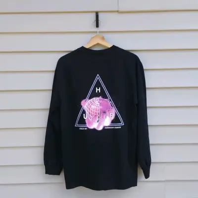 Polerón negro HUF - miniatura 3