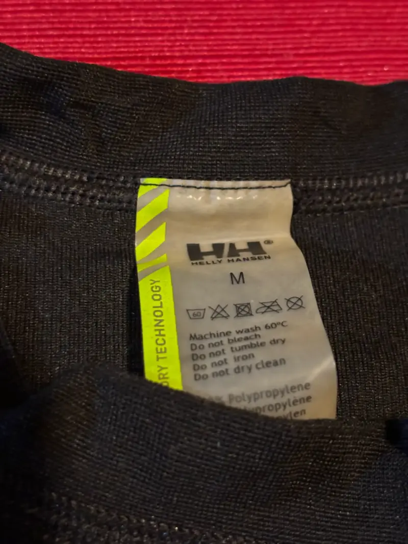 Camiseta primera capa Helly Hansen M Negro - 3