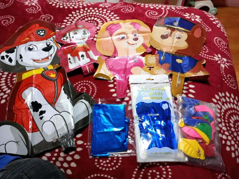 Decoración completa para cumpleaños temática Paw Patrol - 2