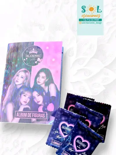 Álbum de Figuras Blackpink con Láminas - miniatura 1