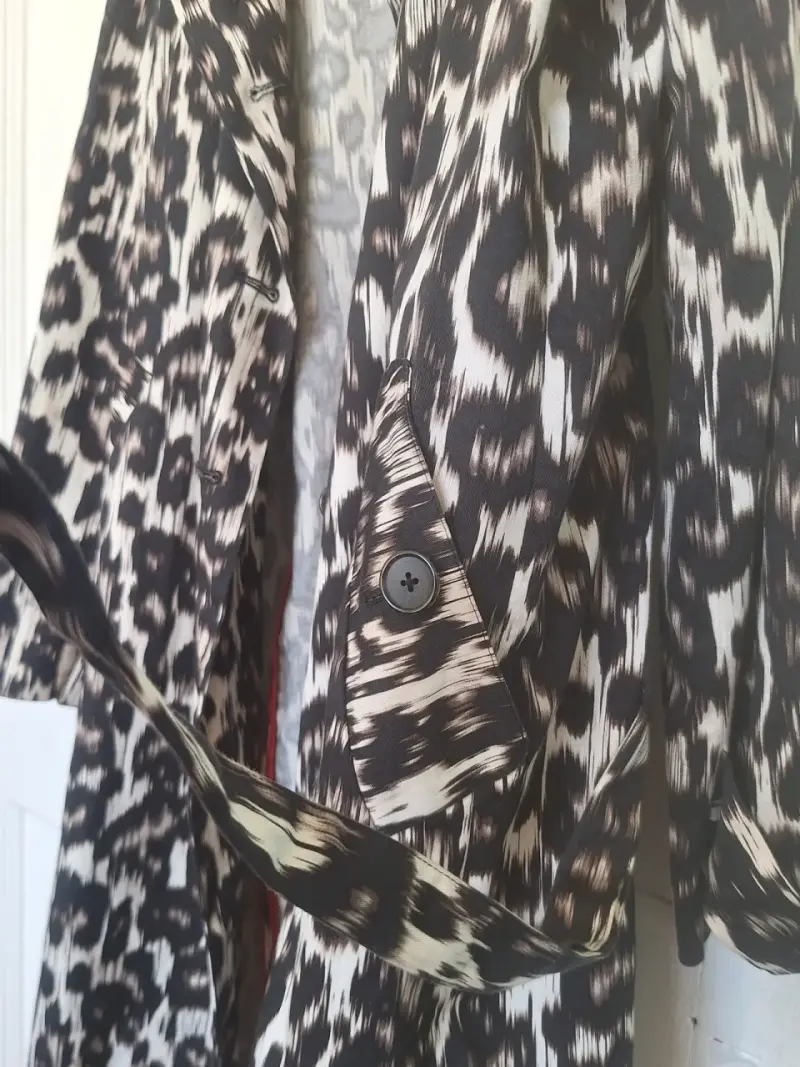 Abrigo estampado animal print para mujer - 3