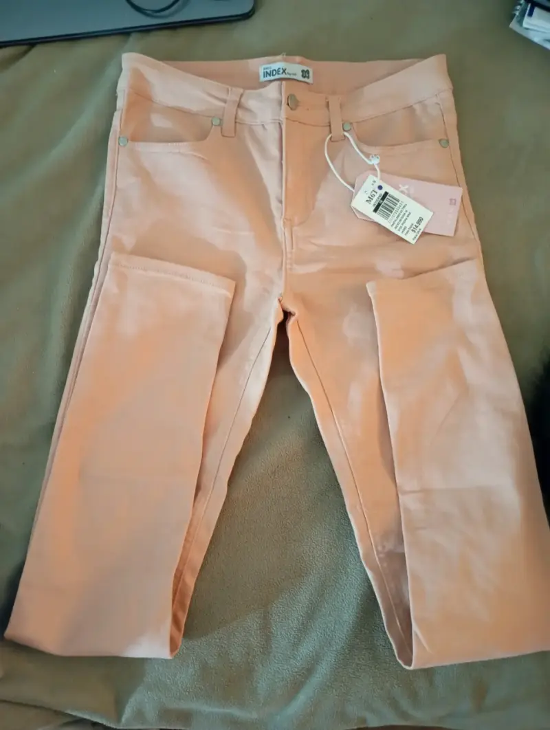 Jeans rosados para mujer talla 16 Index - 1