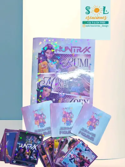 Álbum de figuras Huntrix con laminas - miniatura 1