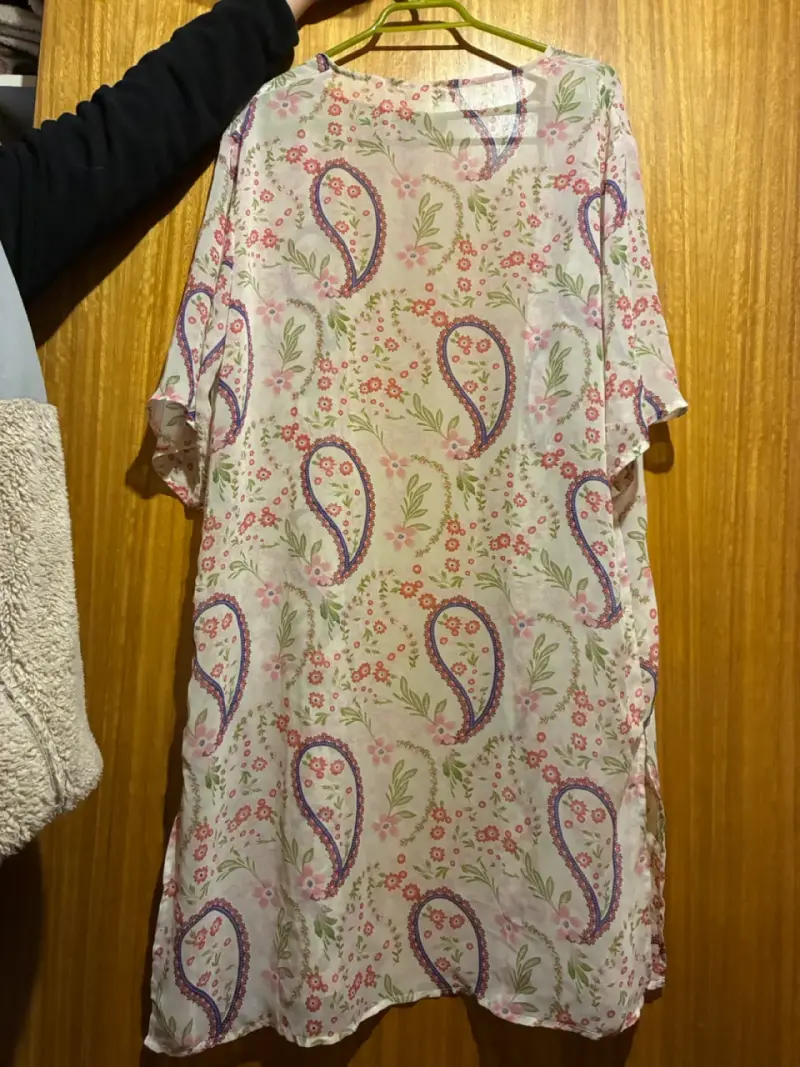 Kimono floral con diseño paisley - 2