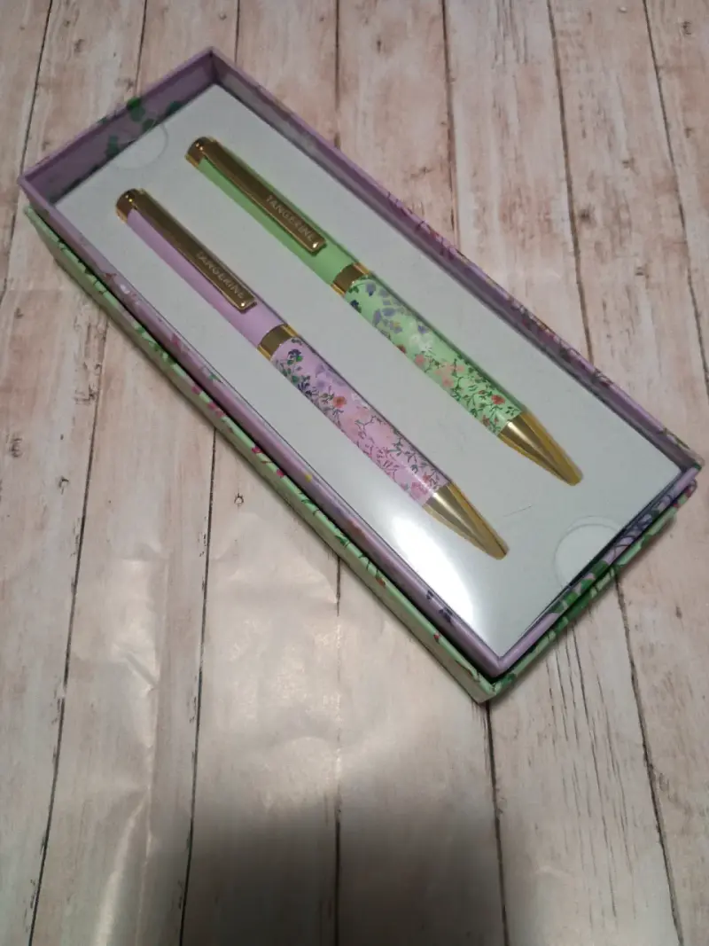 Set de bolígrafos florales Tangarine - 1