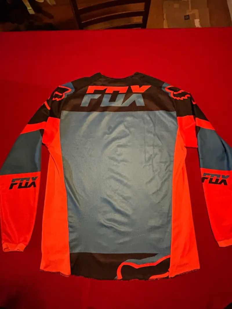 Tricota Jersey Fox Racing M naranja y azul - 4