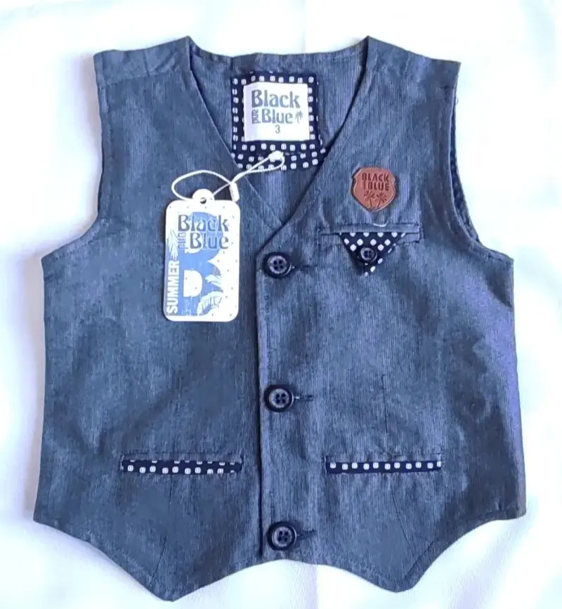 Chaleco para niño Black & Blue azul