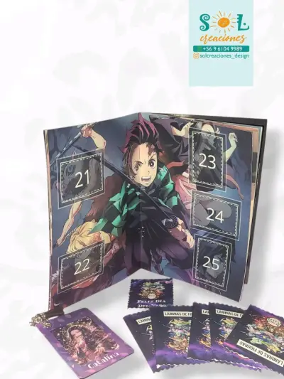 Álbum de Figuras Demon Slayer con láminas - miniatura 4