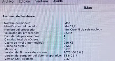 iMac Retina 4K 21,5” 2019 | i5 6 núcleos | SSD 500 - miniatura 4