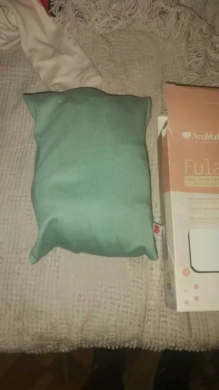 Fular portabebé verde AmoMama