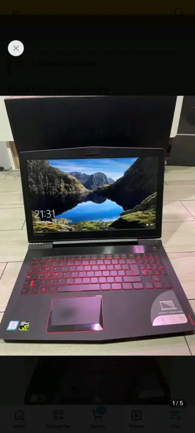 Laptop Lenovo Legion Y520 para gaming - miniatura 2
