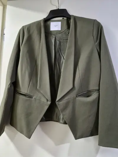Blazer verde oliva Alaniz para mujer - miniatura 2