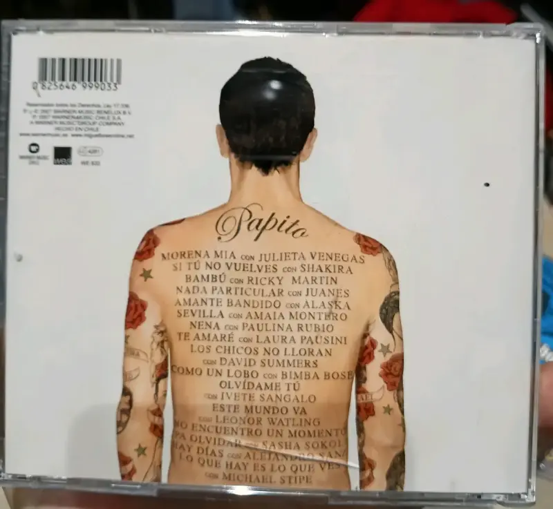 CD Papito de Miguel Bosé con colaboraciones - 2