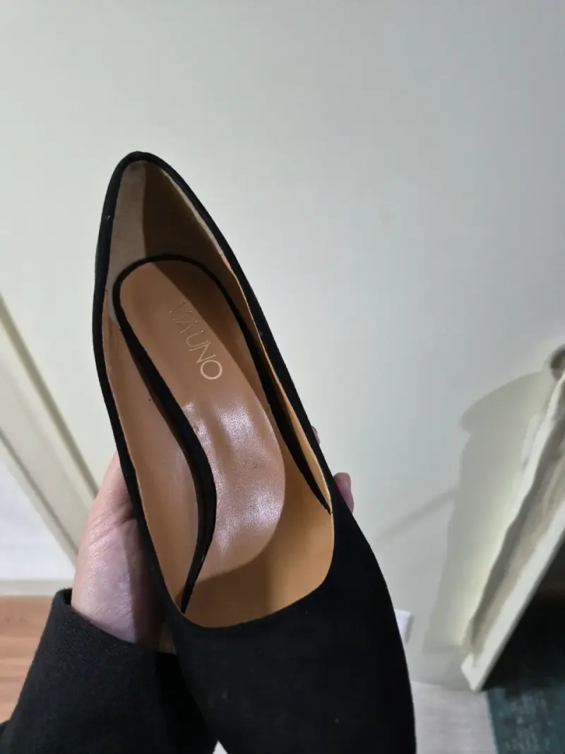 Zapatos de Tacón Alto Negros 37 Via uno