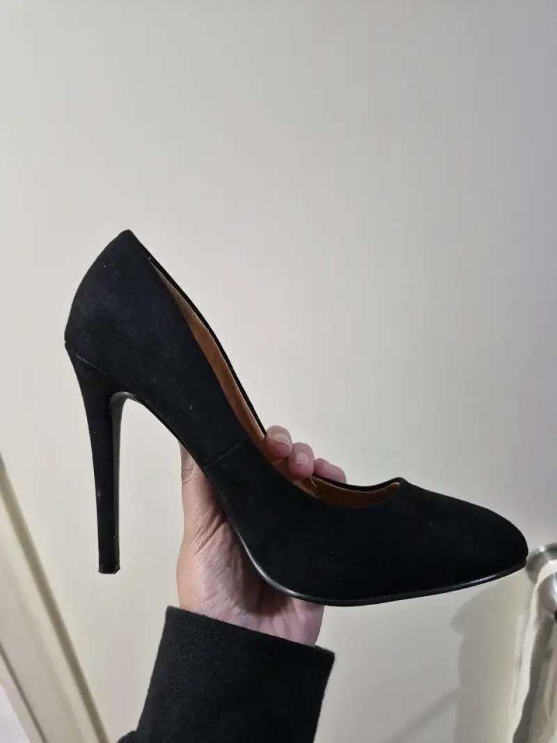 Zapatos de Tacón Alto Negros 37 Via uno - 2