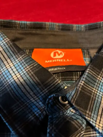 Camisa cuadrillé Merrell hombre M - miniatura 5
