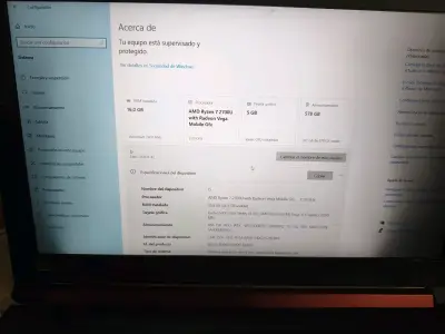 Laptop Acer Nitro 5 AN515-42 para juegos - miniatura 4