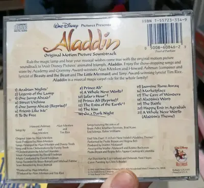 Banda Sonora Original de Aladdín en CD - miniatura 2