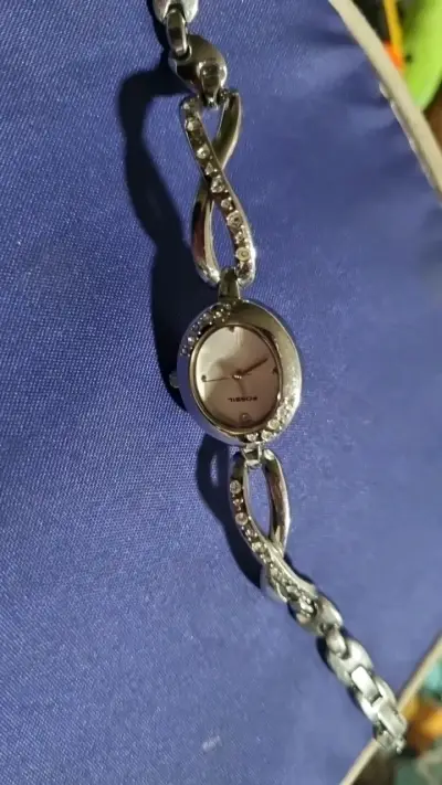 Reloj de Pulsera Fossil Plateado con Cristales - miniatura 5