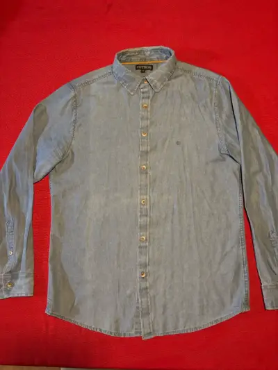 Camisa mezclilla celeste Potros Cadiz  hombre M - miniatura 1